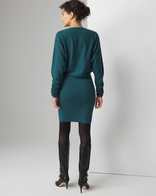 Long Sleeve Dolman Sweater Dress click to view larger image.