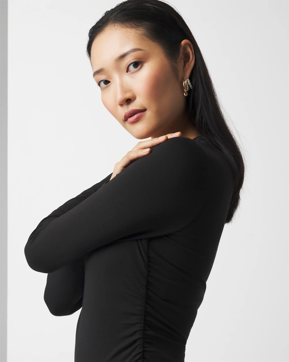 Square Neck Ruched Top