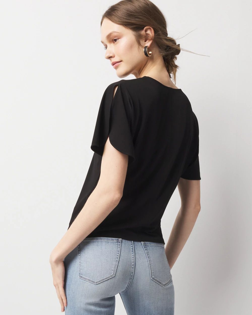 Flutter-Sleeve Top
