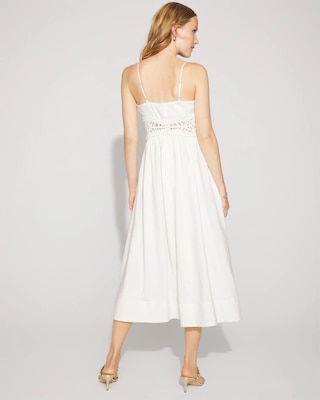 Crocheted Waist Midi Dress click to view larger image.