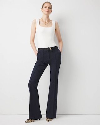 High Rise Denim-Look Piper Flare click to view larger image.