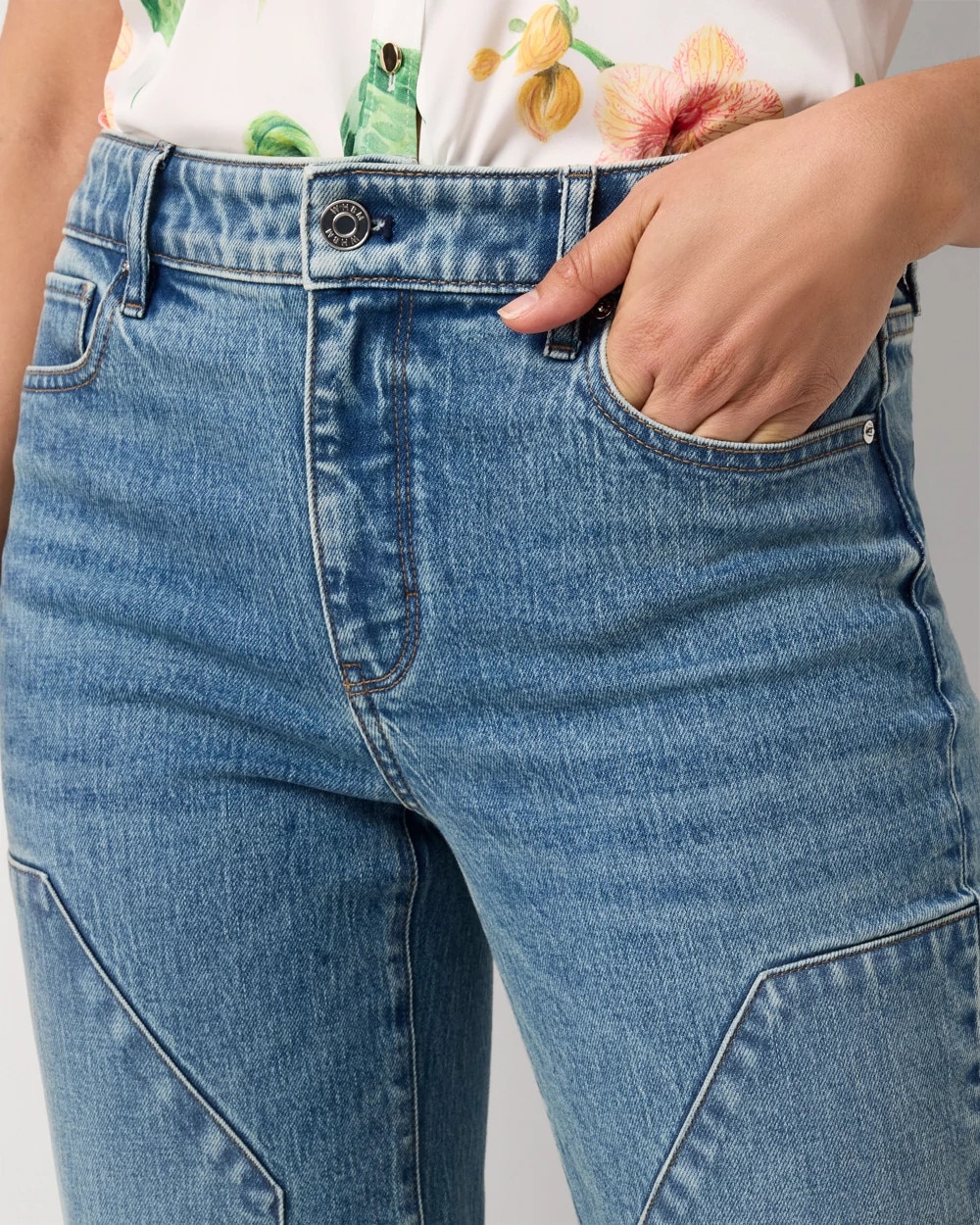 Carpenter High Rise Straight Ankle Jeans