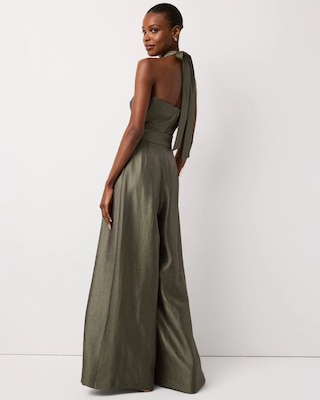 Belted Halter Jumpsuit click to view larger image.