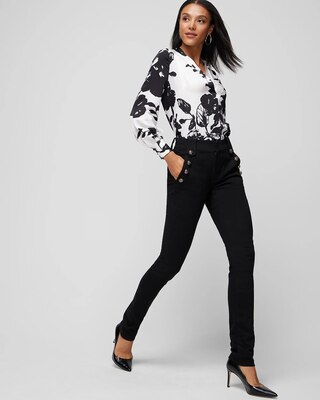 High-Rise Mariner Slim Leg Jeans