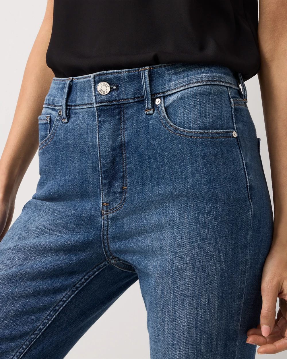Petite High-Rise Flare Jean