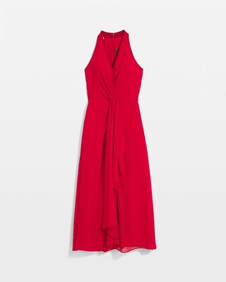 Sleeveless Chiffon Ruffle Dress click to view larger image.