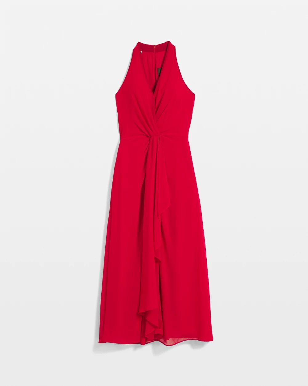Sleeveless Chiffon Ruffle Dress