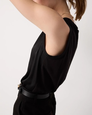 Satin Front Shell Tank click to view larger image.