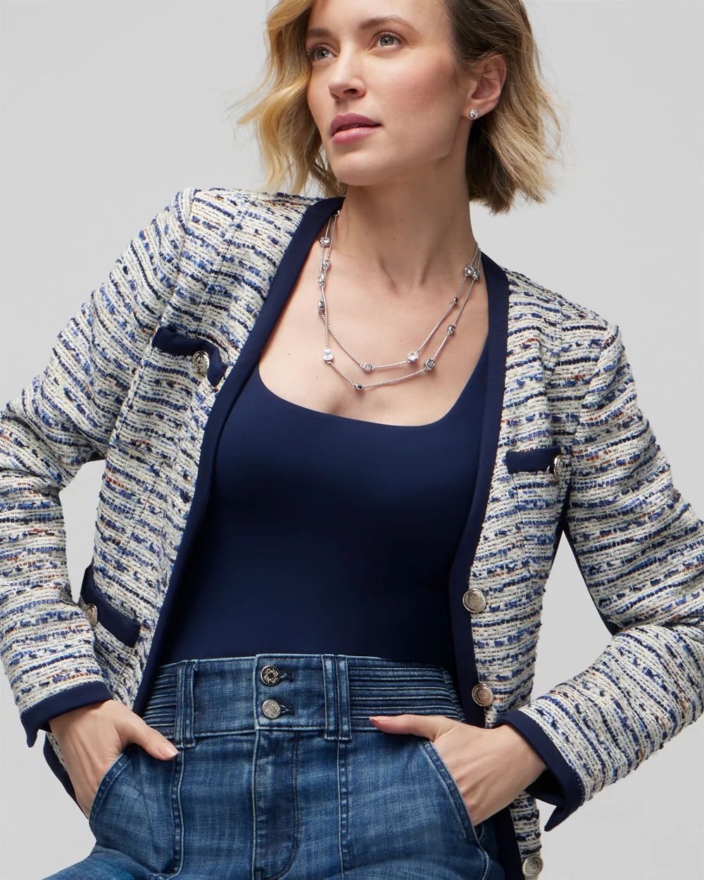 WHBM® FORME Square-Neck Top