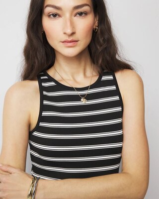 WHBM FORME™ Ribbed Stretch Tank click to view larger image.