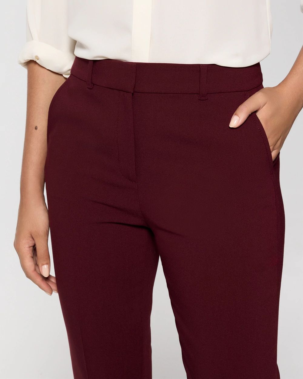 Luxe Stretch High-Rise Elle Slim Ankle Pant click to view larger image.