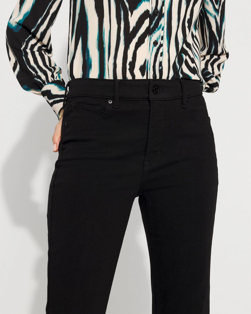 High-Rise Flare Jean click to view larger image.