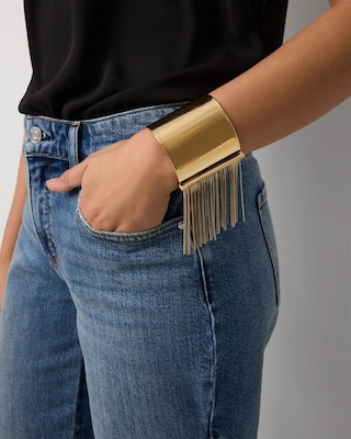 Fringe Cuff Bracelet