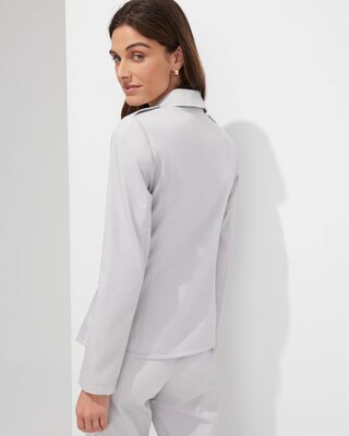 Outlet WHBM Casual Sateen Blazer