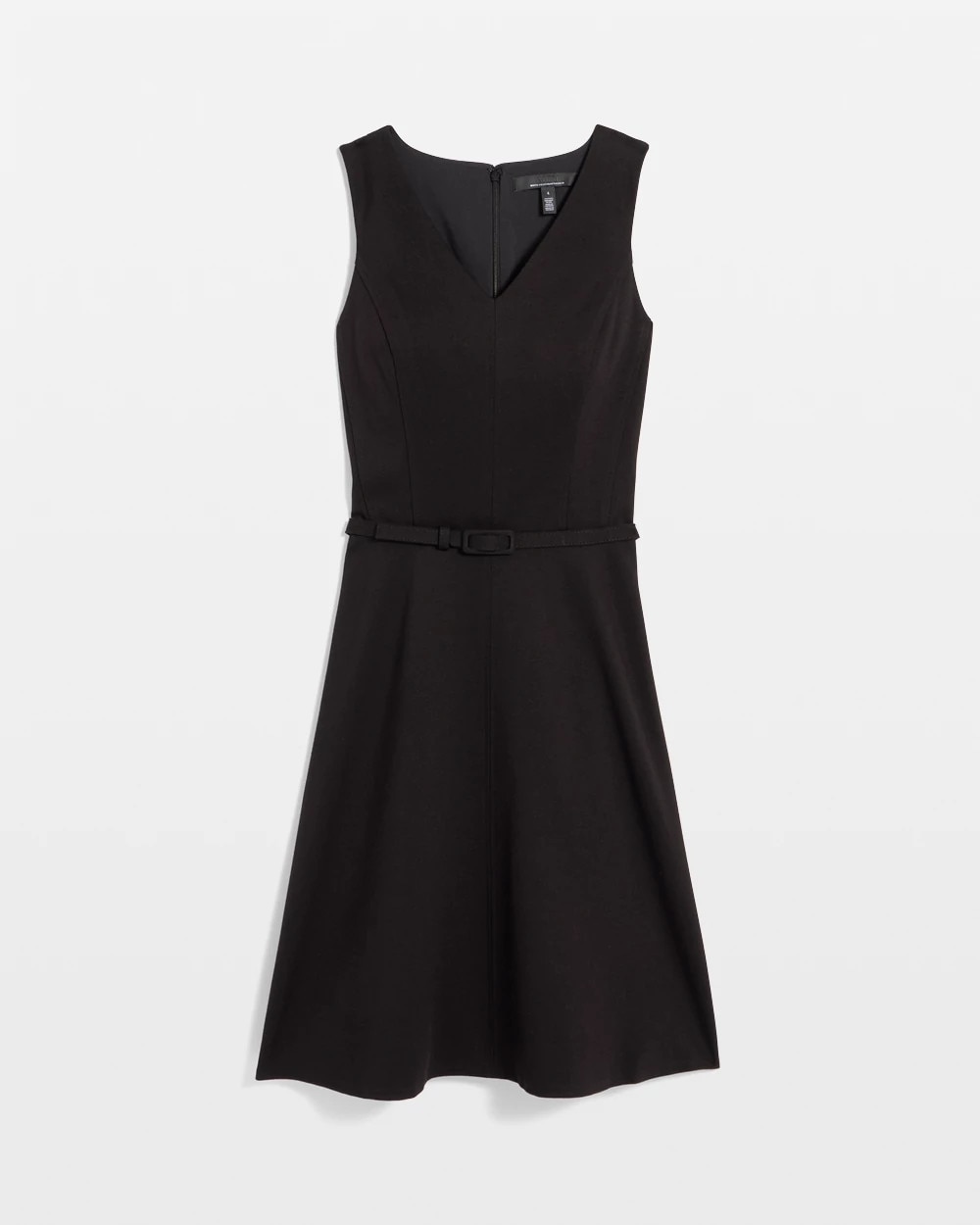 Petite Ponte Sleeveless Dress