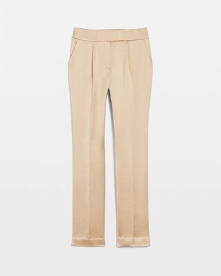 Petite Zoey Satin Straight Leg Pant click to view larger image.