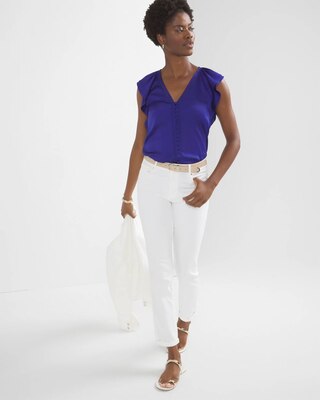 Flutter Sleeve Top