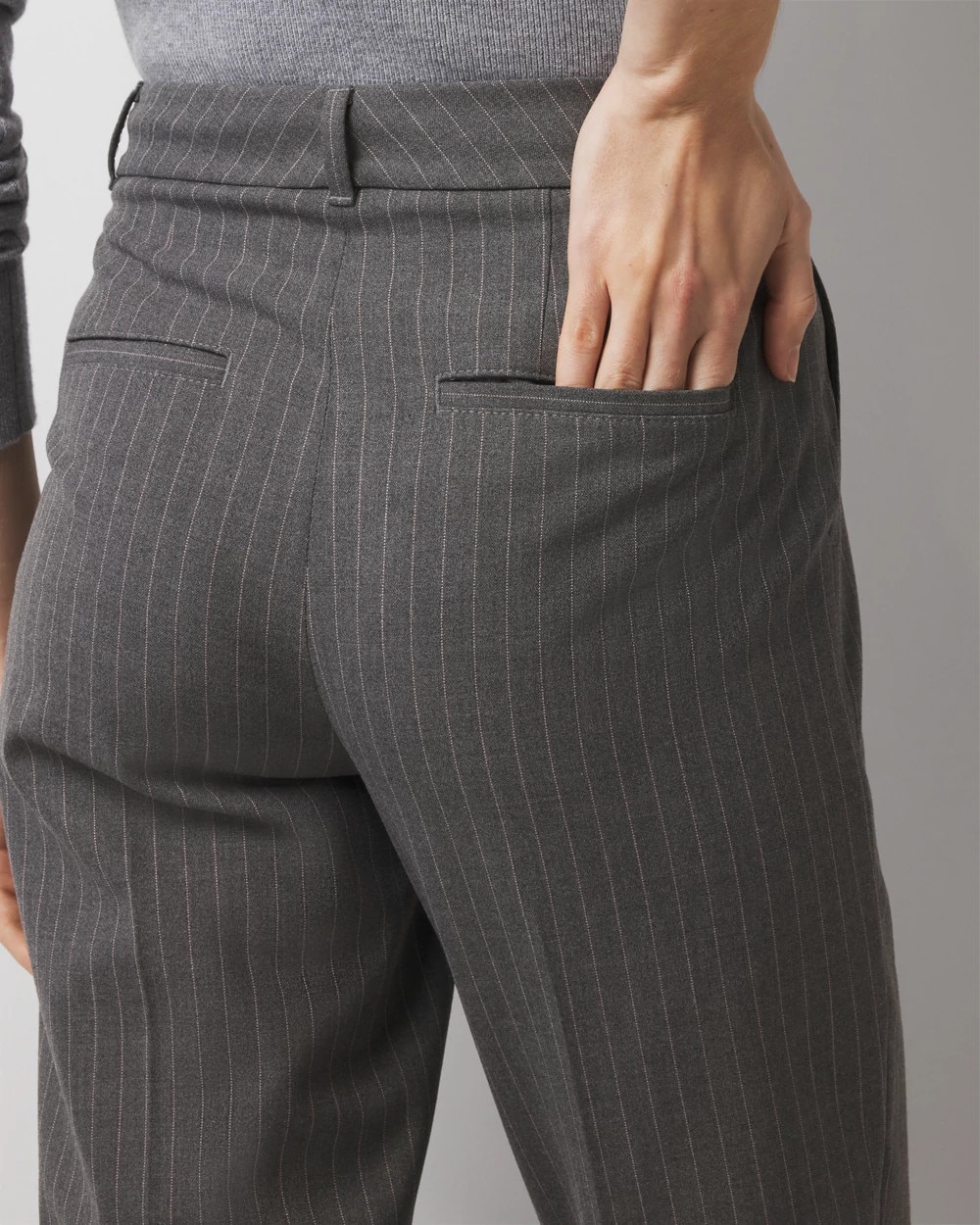 WHBM® Elle Slim Ankle Pinstripe