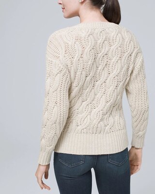Petite Cable Knit Sweater