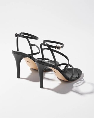 Strappy Heeled Sandals click to view larger image.