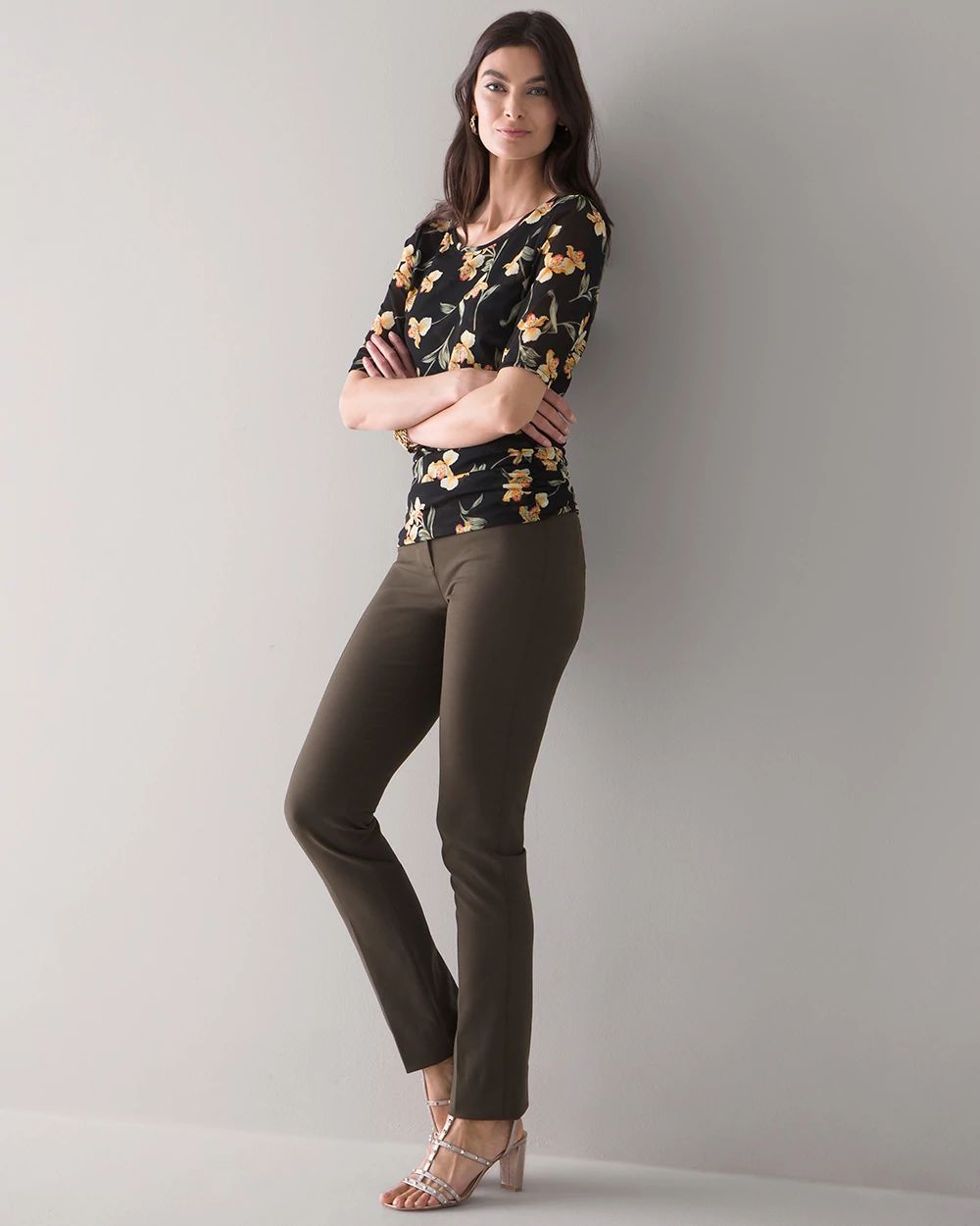 Petite WHBM® Elle Slim Trouser Comfort Stretch Pant