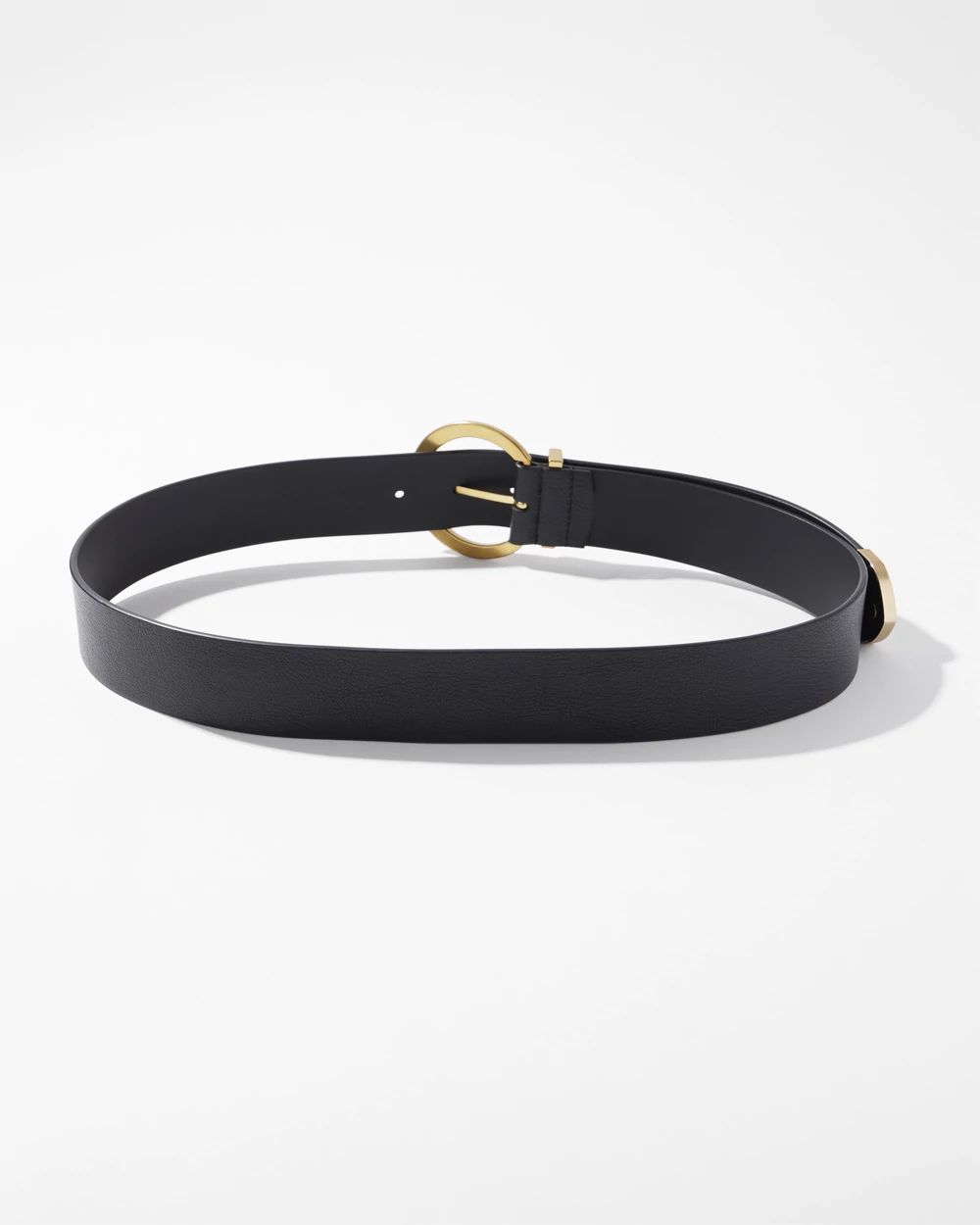 Round Capped Denim Belt