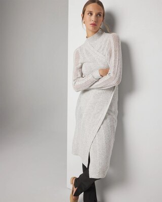 Cable Stitch Duster Sweater