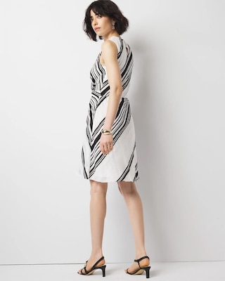 Asymmetric Twist Front Dress click to view larger image.
