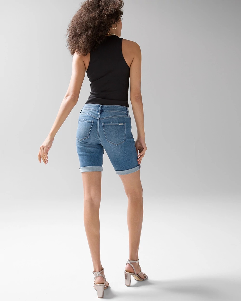 Ellen Bermuda Shorts-Curvy – Missy's Boutique