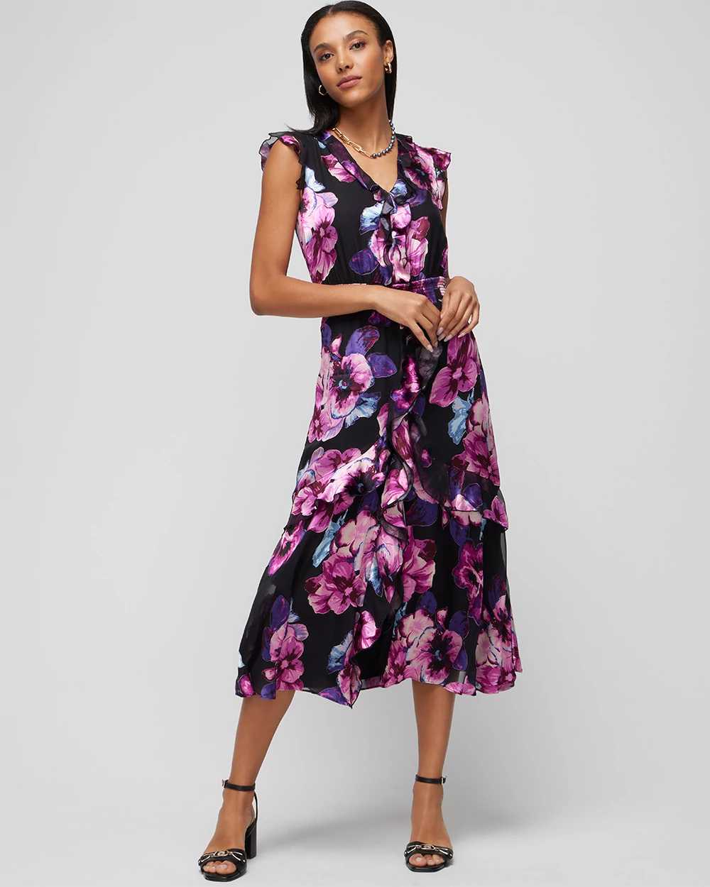 White house black market purple dress store
