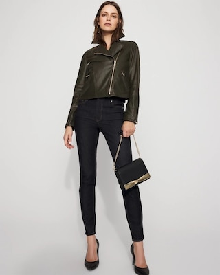 Coated Moto Jacket click to view larger image.