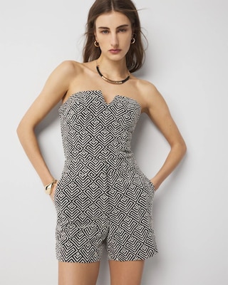Geometric Embroidered Top click to view larger image.