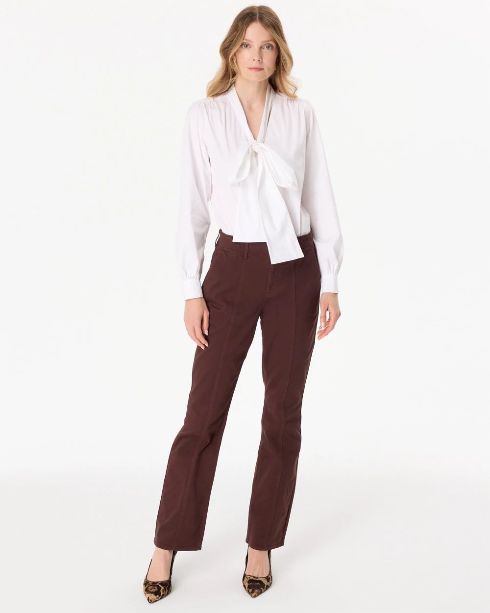 Pret Seamed High-Rise Bootcut Jean