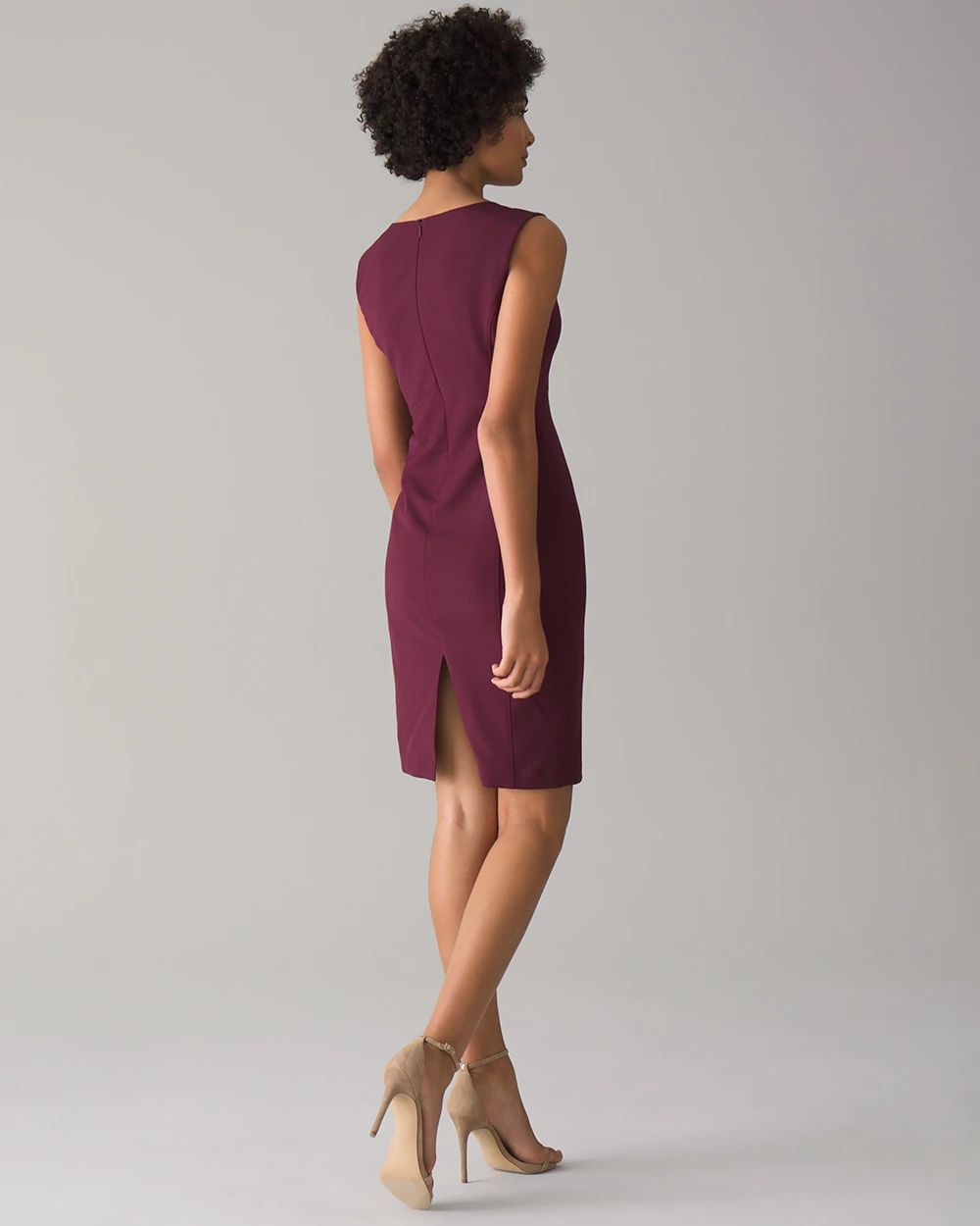 Petite Sleeveless Sheath Dress