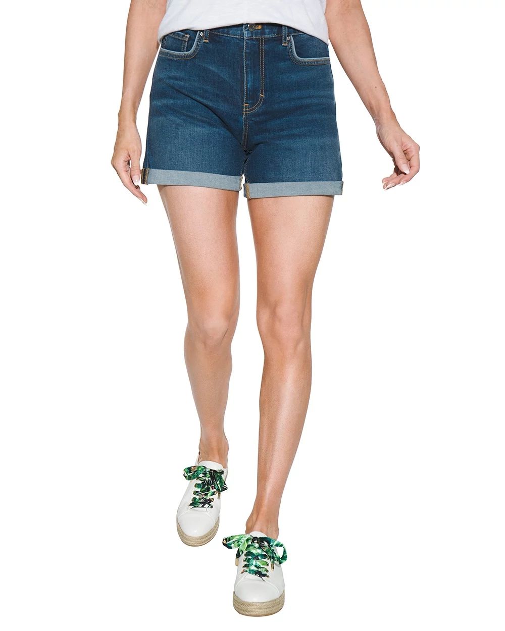 Outlet WHBM High-Rise 5-Inch Denim Shorts