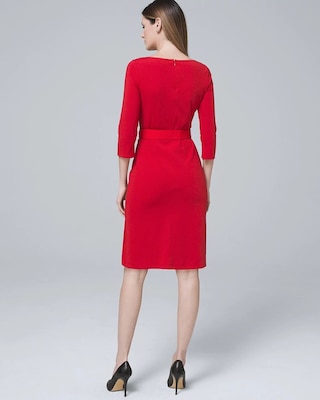Polished Knit Sheath Dress click to view larger image.