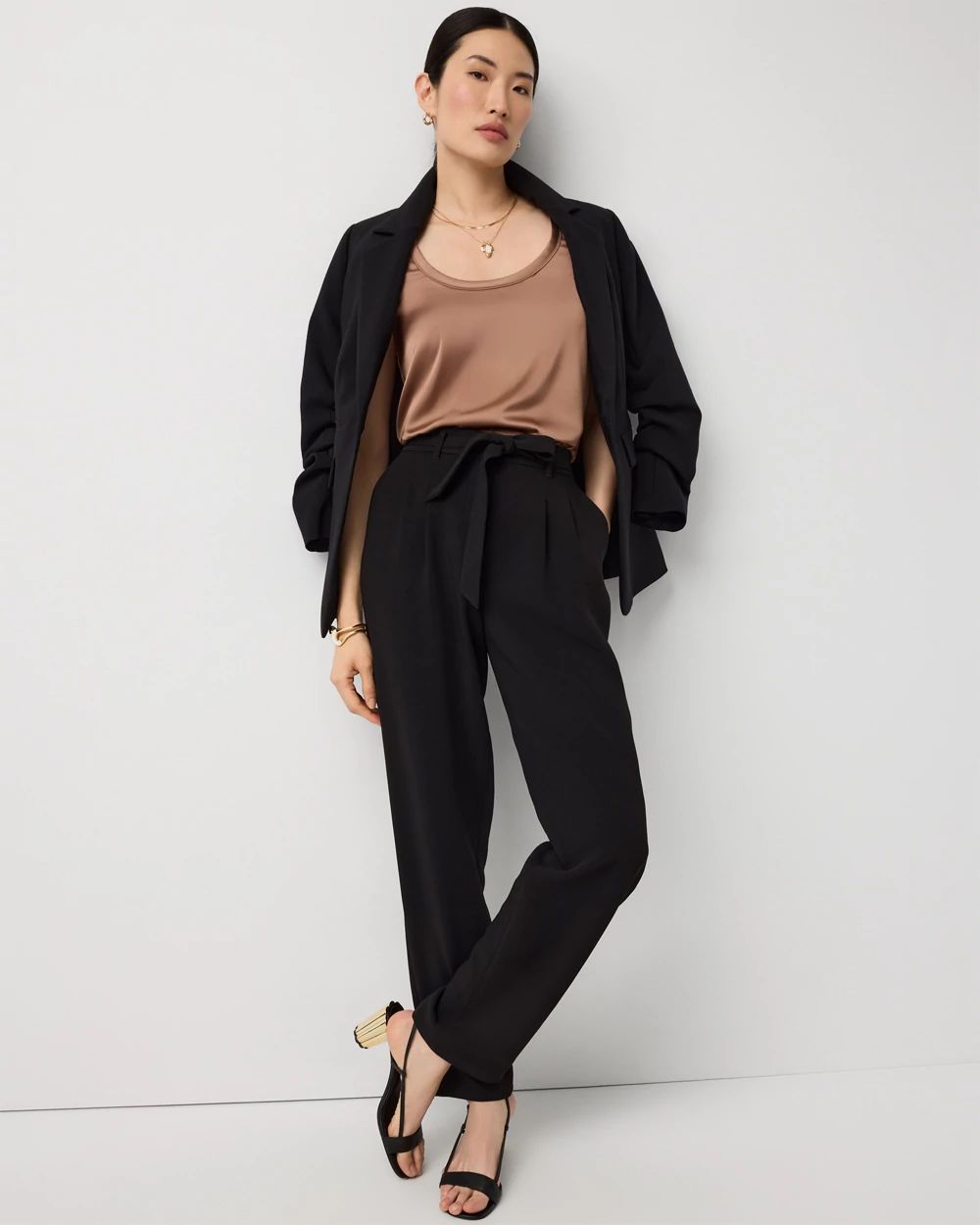 Satin Front Shell Tank