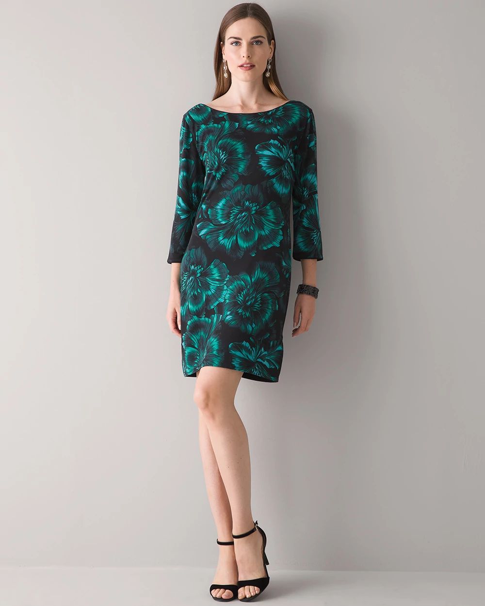 3 4 Sleeve Reversible Dress