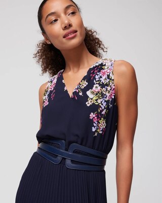 Wide Buckle Cutout Belt