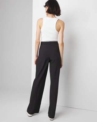 WHBM® Petite Lightweight Luna Wide Leg Trousers click to view larger image.