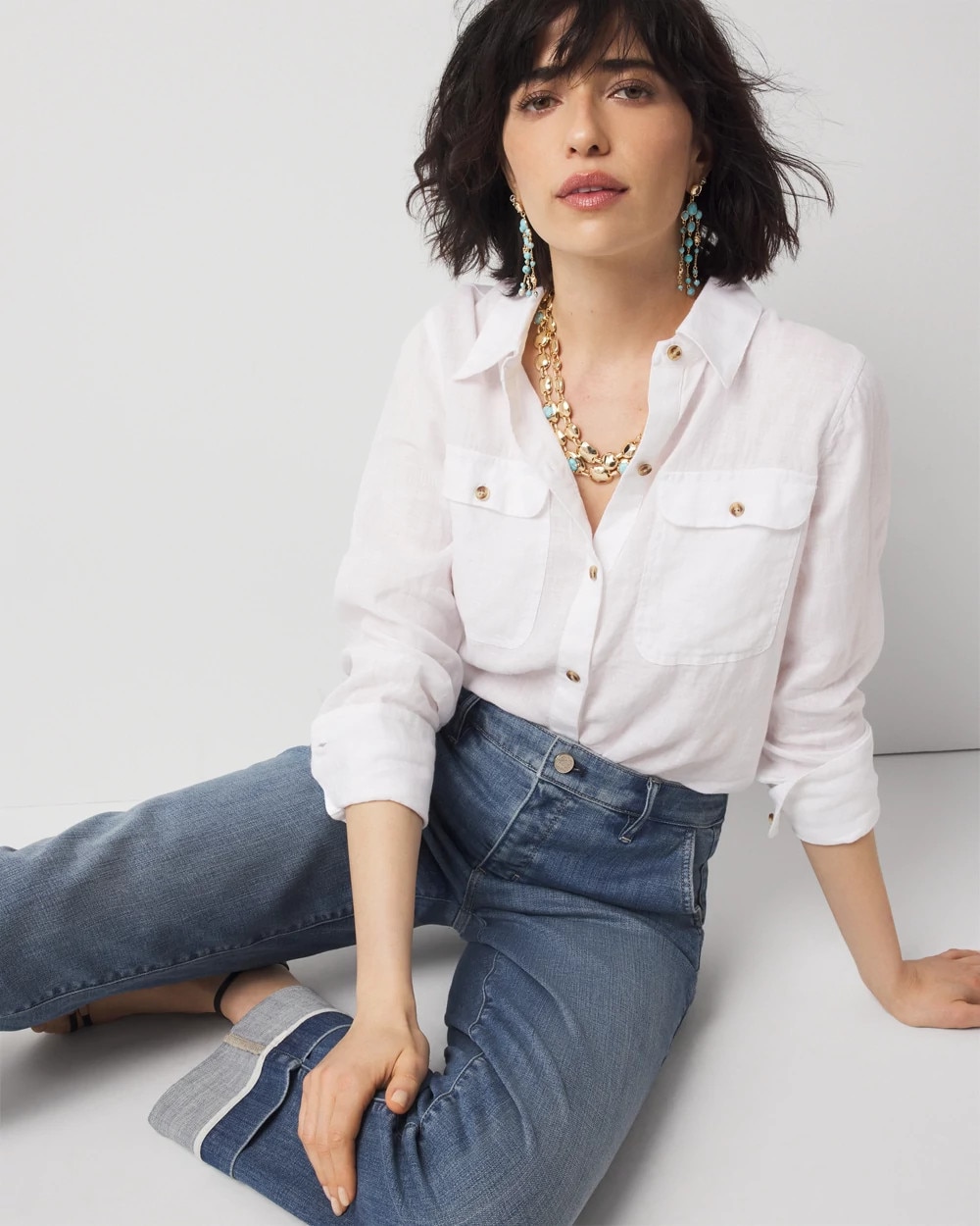 Linen Button-Down Shirt