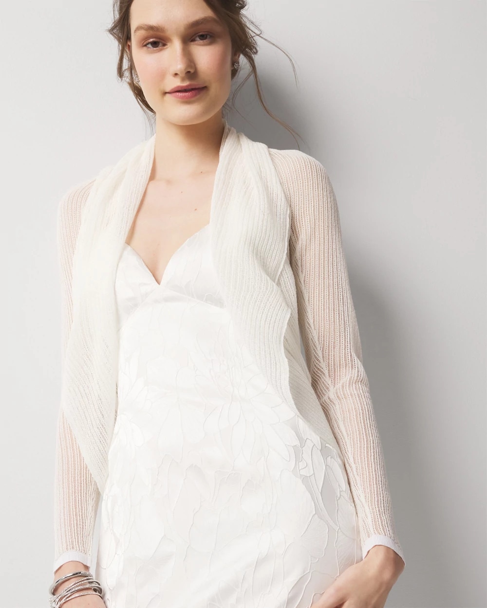 Ribbed Sweater Shrug