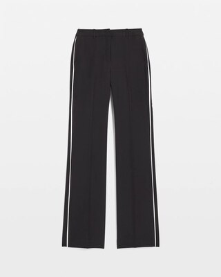 High-Rise Relaxed Trouser with Piping click to view larger image.