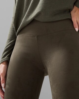Vegan Suede WHBM® Runway Legging