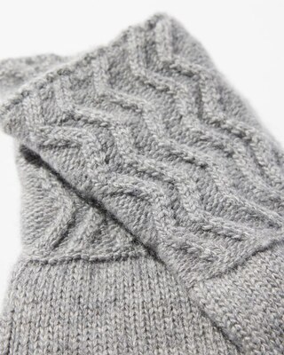 Rhinestone Patterned Gloves
