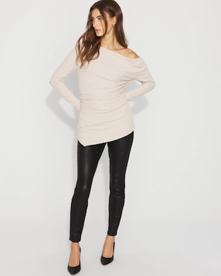 Faux Leather Legging