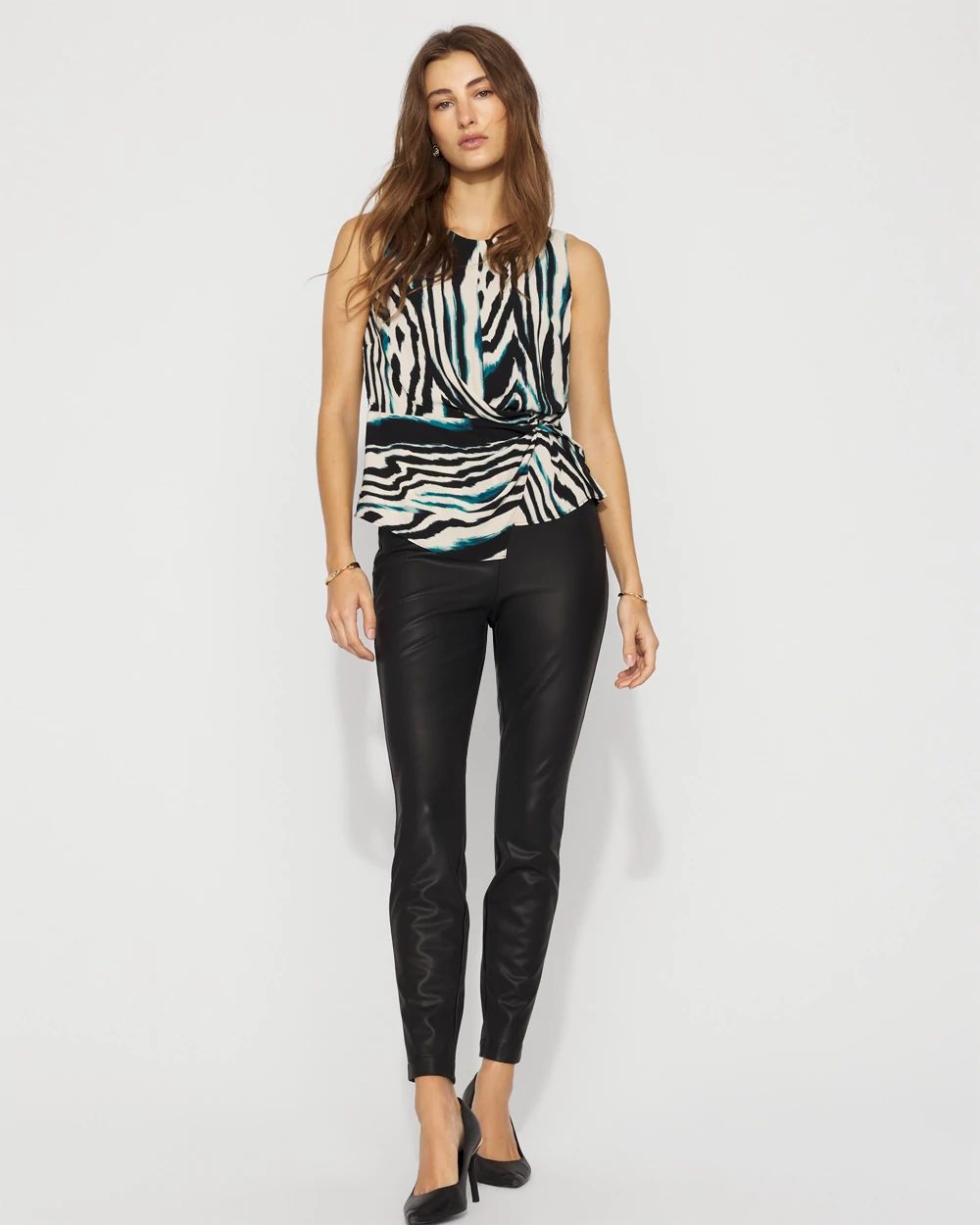 Faux Leather Legging