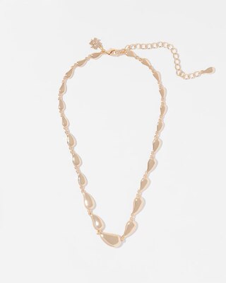 Gold Scalloped Necklace