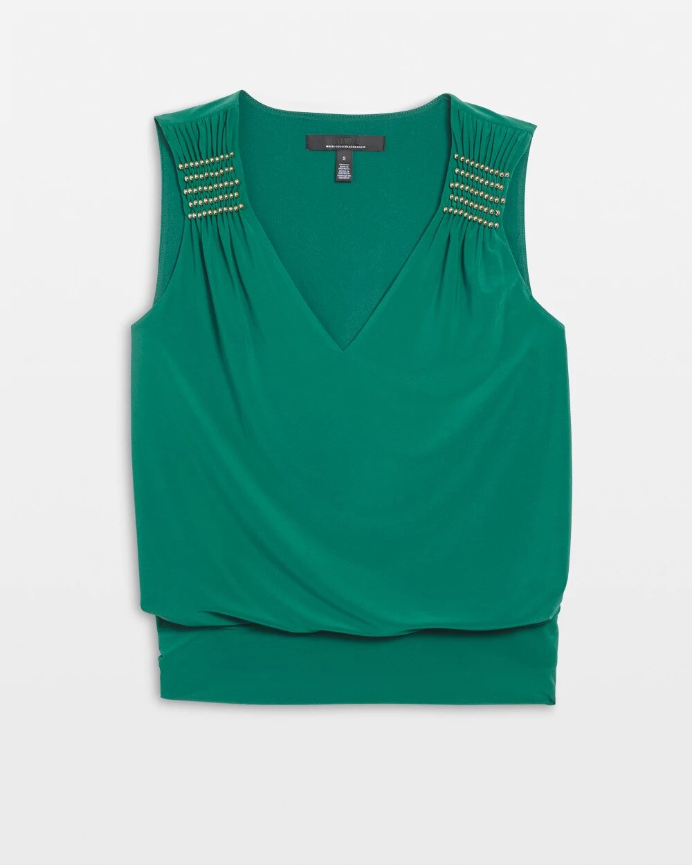 Beaded Matte Jersey Tank - image 5