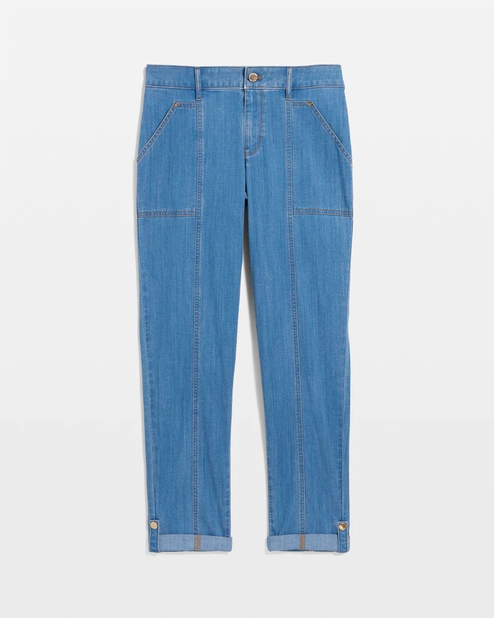 Pret Mid-Rise Straight Cropped Utility Pant click to view larger image.